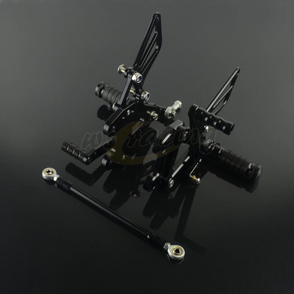 ЧПУ Регулируемая мотоциклетная заготовка подножки педали отдых подножки Rearset для KAWASAKI ZX-6R ZX6R ZX9R ZZR600 98-02 98 99 00 01 02