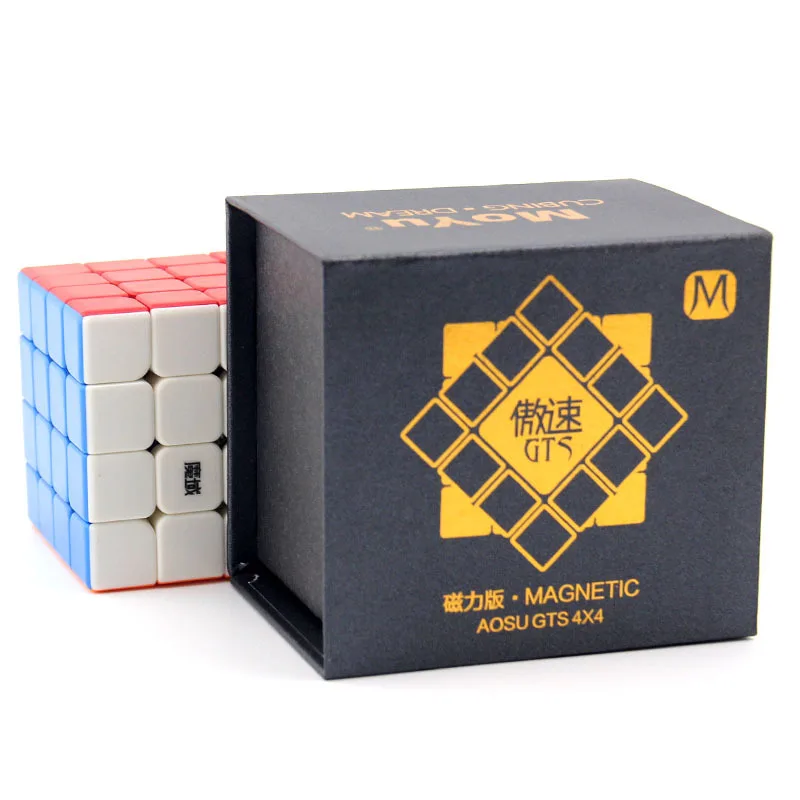 

Aosu GTS M 4x4x4 Cube Magnetic Version Speedcubing Puzzle Toy for Competition