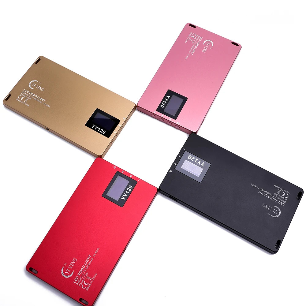 Селфи свет светодиодный видео на камеру с регулируемой яркостью освещение