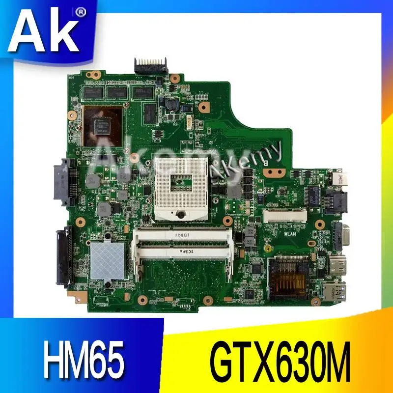 AK K43SM материнская плата для ноутбука ASUS X43S A43S K43S A83S A84S K43SJ K43SV материнская плата OK HM65 GT630M/1 Гб