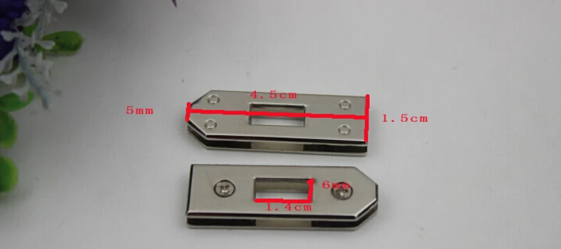 6 шт./лот аксессуары для багажа Кнопка блокированная Замочная скважина винт