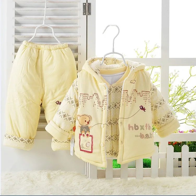 Коллекция 2018 года зимний популярный комплект одежды для новорожденных мальчиков