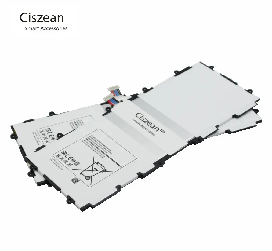 Ciszean 1x6800 мАч T4500E/T4500C Сменный аккумулятор для samsung Galaxy Tab Tablet 3 10,1 P5200 P5210 P5220 P5213