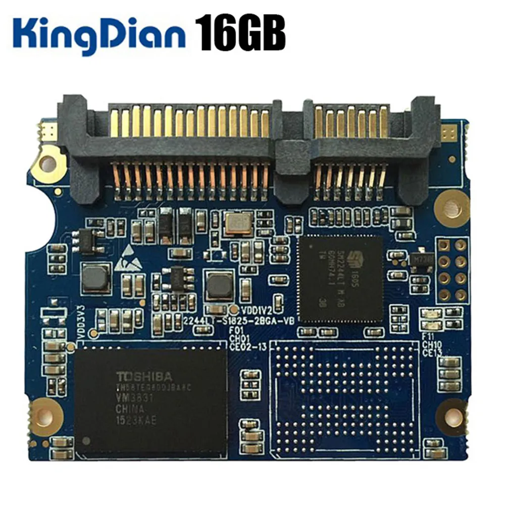Принять + вспышка KingDian H100 твердотельный накопитель SSD 1.8 дюймов SATA2 4-CH для ноутбука