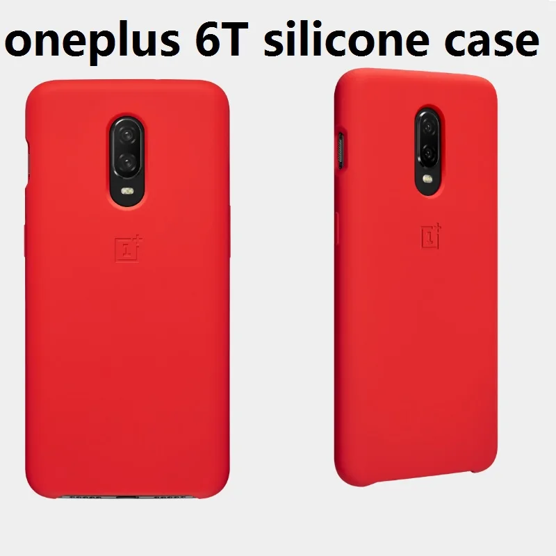 Оригинальный официальный мягкий силиконовый защитный чехол для Oneplus 6 6T задняя