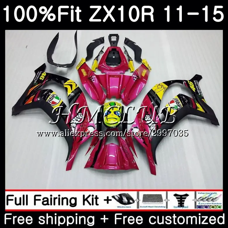 Инжектор для KAWASAKI NINJA ZX 10R 2011 2012 2013 2014 2015 64HC. 16 10 R 1000 ZX10R 11 12 13 15 обтекатель Shark
