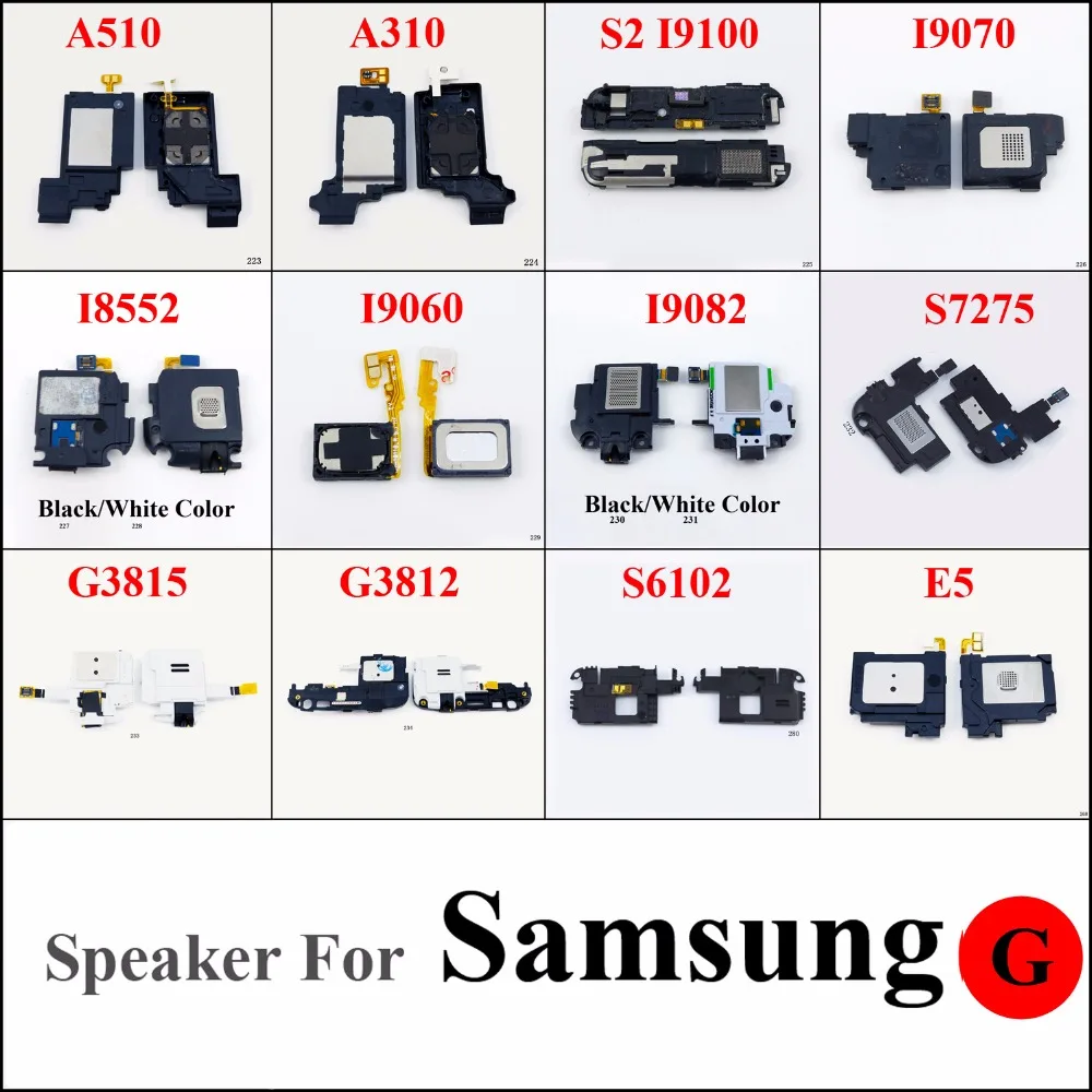

1pcs Wholesale Loud Speaker Ringer Buzzer For Samsung A510 A310 S2 I9100 I9070 I8552 I9060 I9082 S7275 G3815 G3812 S6102 E5