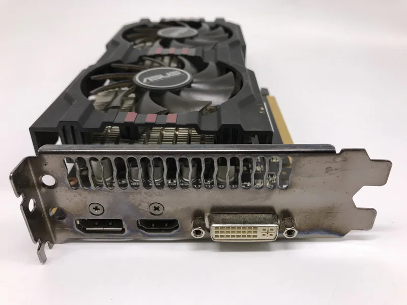 Используется ASUS R7 260X 2 Гб 128 бит DDR5 игровая настольная ПК видеокарта 100%