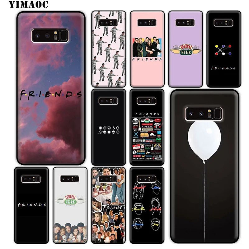 YIMAOC Friends Tv Show Funny Soft Silicone Case for Samsung Galaxy Note 10 Plus 9 8 A9 A8 A6 2018 A5 A3 2017 2016 |