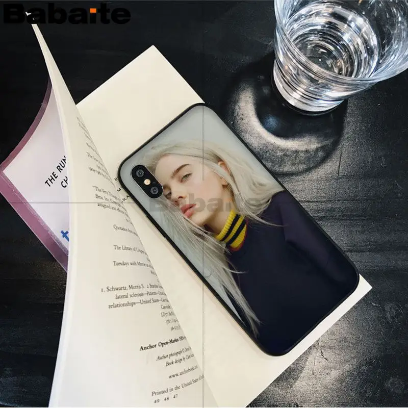 8 Babaite Billie Eilish Новинка чехол для телефона Fundas чехол для Apple iPhone 8 7 6 6S Plus X XS MAX 5 5S SE XR мобильных телефонов - Цвет: 8