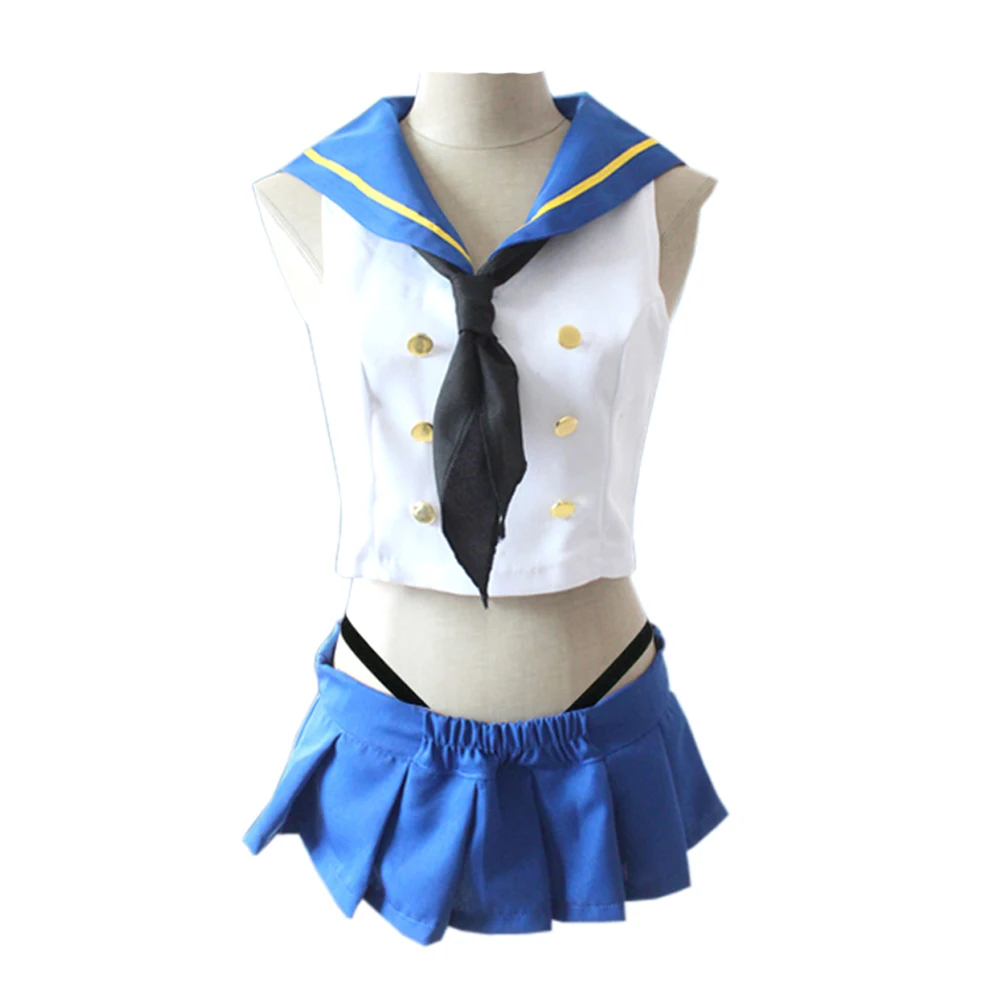 Коллекция Brdwn Kantai женские костюмы Shimakaze школьная форма костюм для косплея (топ +