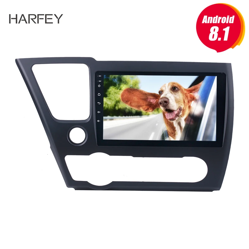 Harfey Android 9 1 &quotдля HONDA CIVIC 2014 2015 2016 2017 HD сенсорный экран радио GPS навигация головное