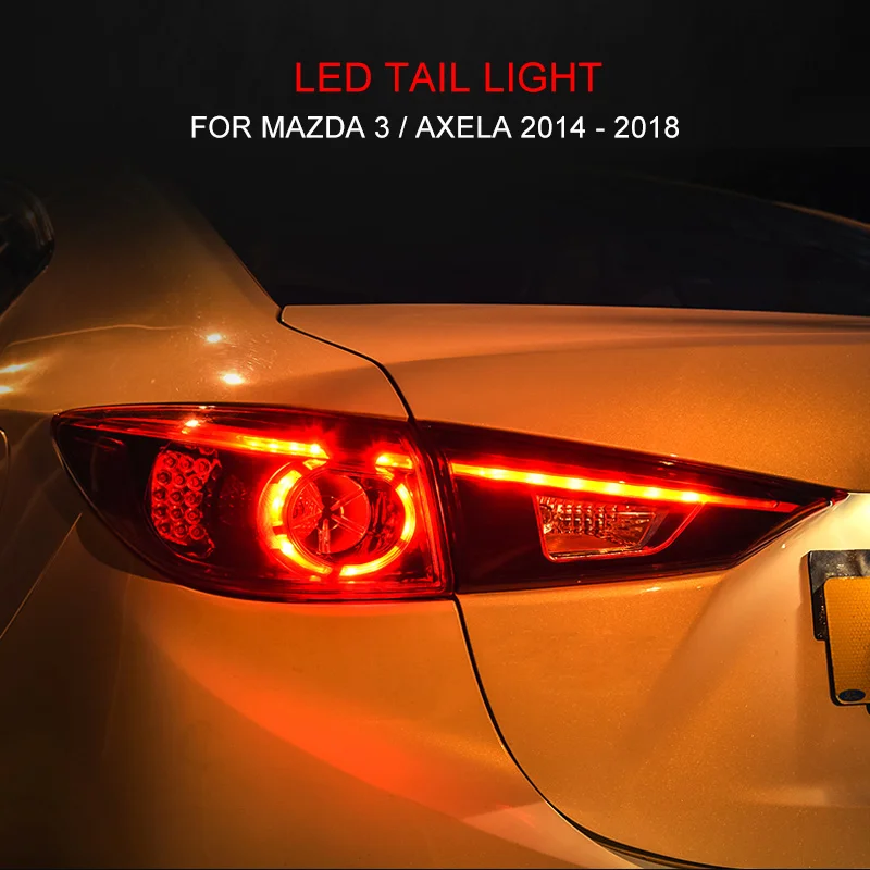 Светодиодный задний фонарь светильник для Mazda 3 / Axela 2014 2016 2017 2018 левой и правой