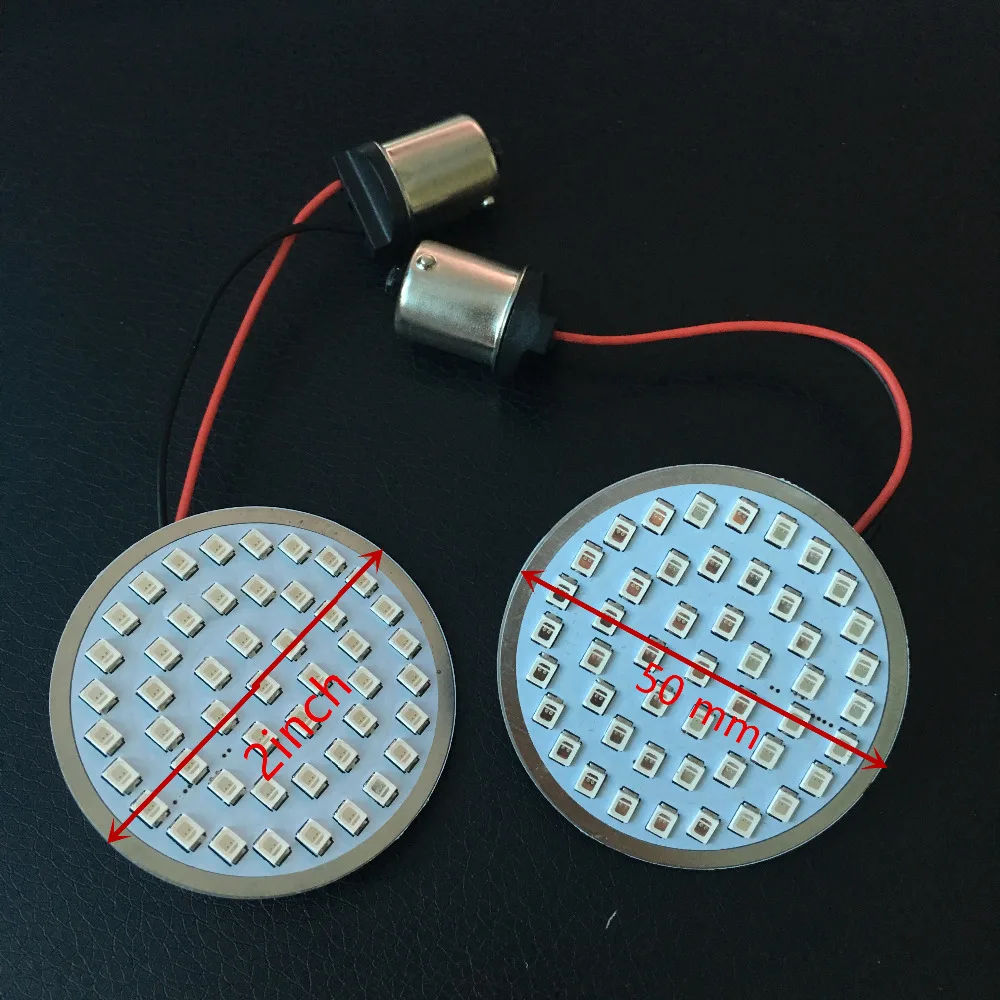 Красный светодиод указатель поворота Runing Light insert Bullet 1157 FL FX XL дымчатый объектив