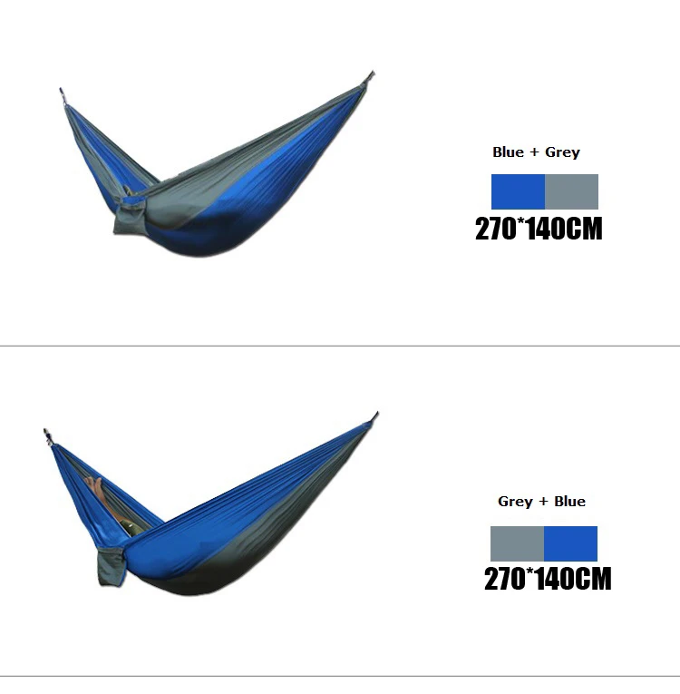 SAMIBULUO Parachute Hammock 1 Person Hammocks Travel 210d Nylon Fabric Camping Hamac