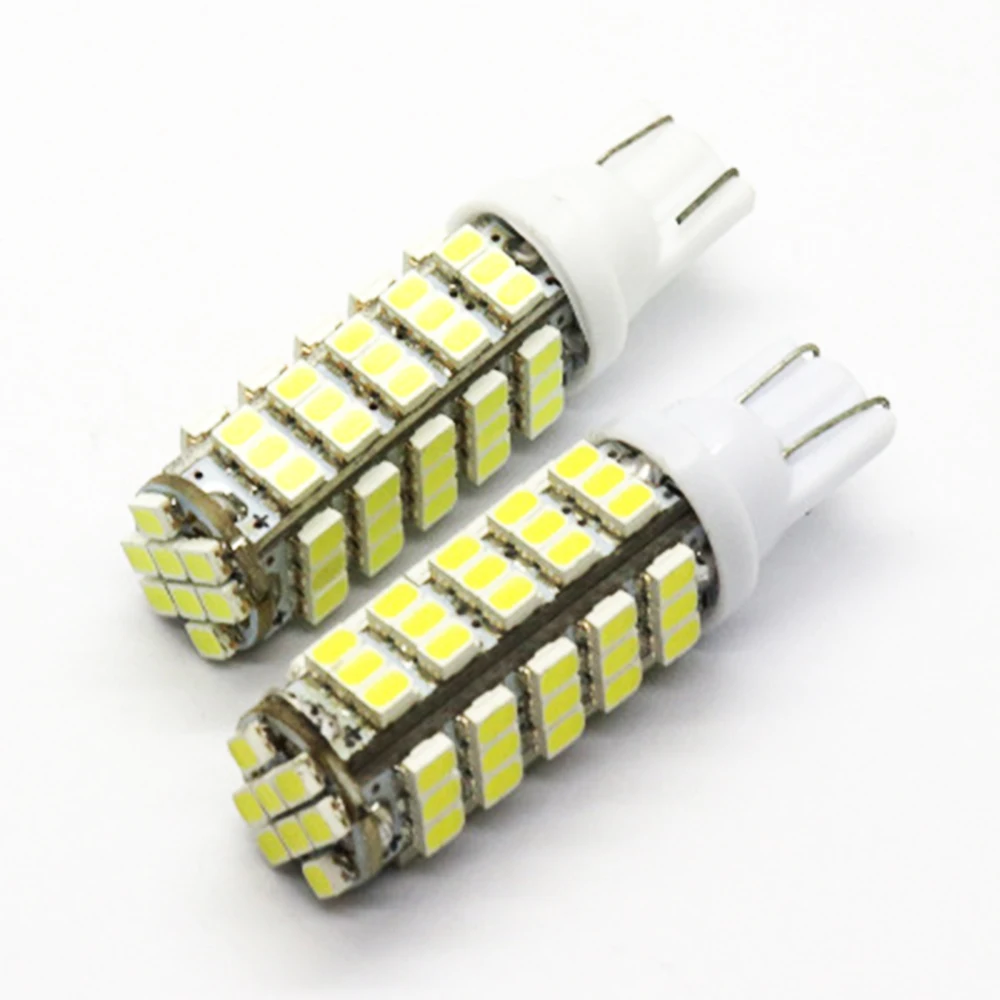 YSY 100 шт. T10 68 светодиодный 1206 SMD СВЕТОДИОДНЫЙ Автомобильный W5W 68smd 3020 194 927 161 боковой