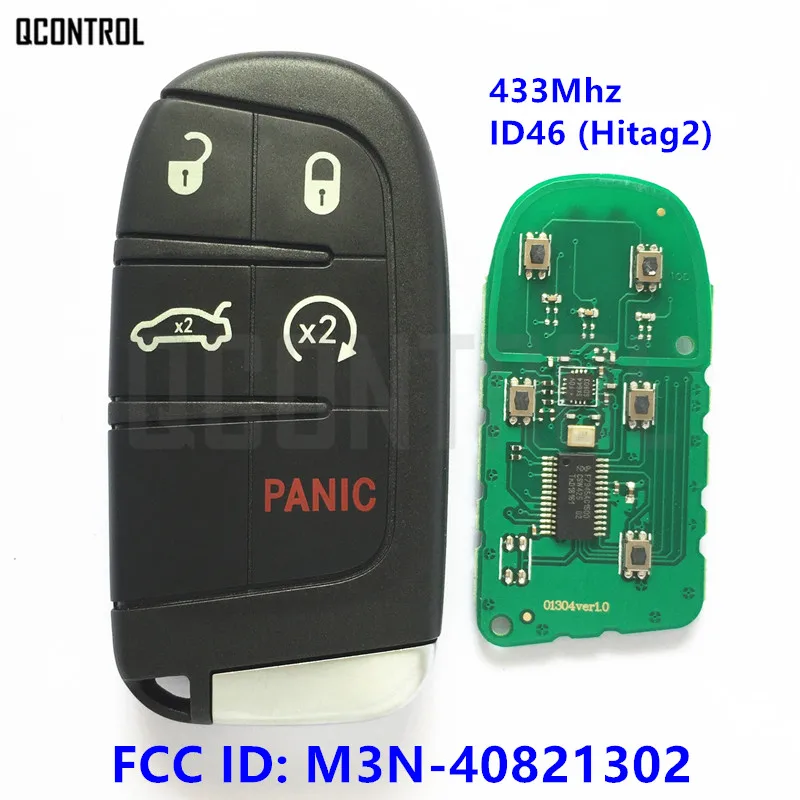 QCONTROL FCC ID: M3N-40821302 Remote Smart Key for DODGE/Chrysler 300 Charger Journey Challenger Durango Keyless-go | Автомобили и