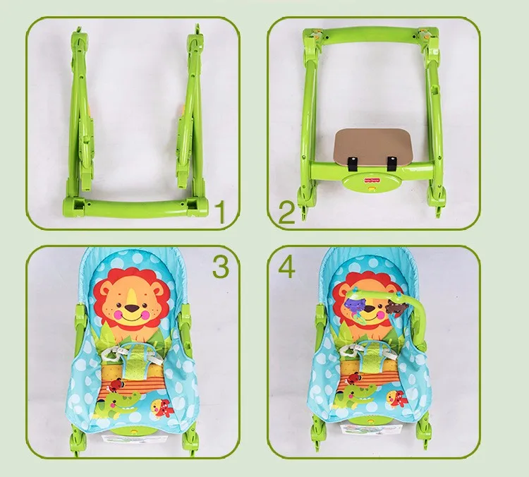 Babythrone новорожденных кресло-качалка Многофункциональный складной электрические маленьких вышибала кресло Колыбель