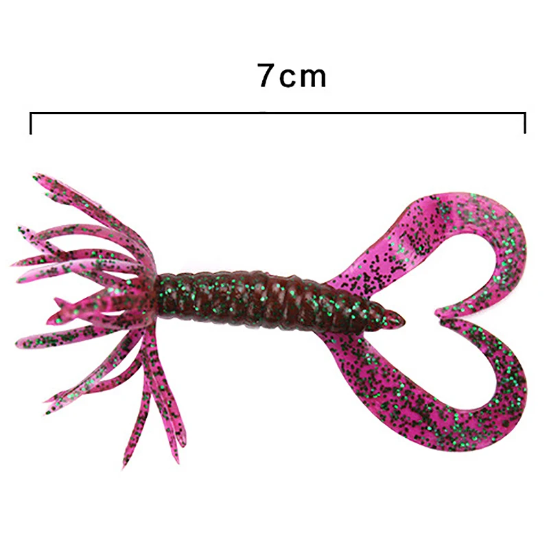 15Pcs/Set Lead Hooks Set+Soft Lures Artificial Worm Shrimp Minnow Baits Lead Jig Head Hooks Sea Fishing Pesca