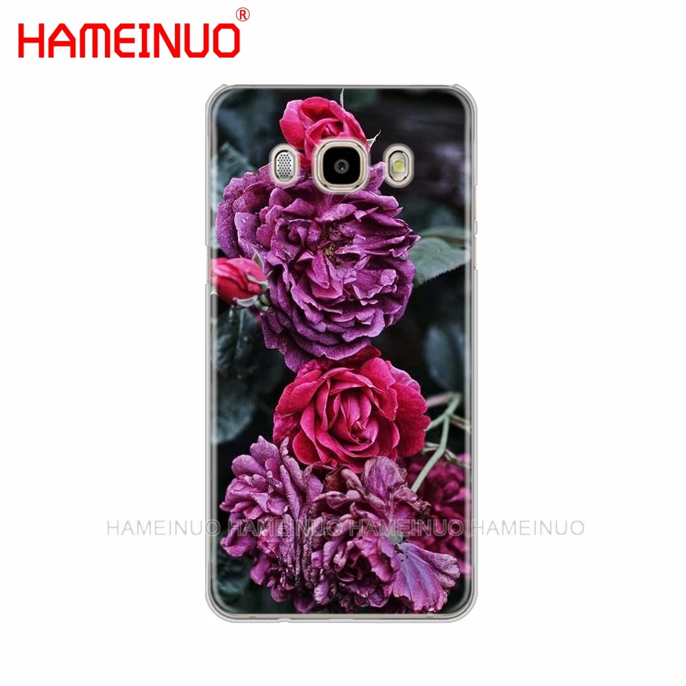 HAMEINUO Модный чехол для телефона с фиолетовыми летними пионами цветами и Samsung Galaxy J1