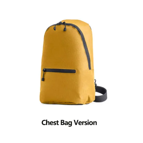 Chest Bag Yellow Xiaomi Mijia Youpin Home ZanJia легкая серия маленький рюкзак и нагрудная сумка через плечо - Цвет: Chest Bag Yellow