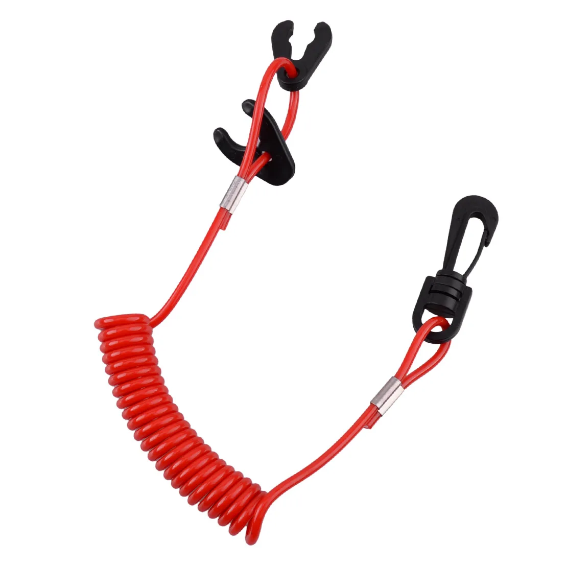 

DWCX Mtorcycle 135 см выключатель для лодок, шнур из ТПУ и ПВХ, подходит для Honda Yamaha Mercury Evinrude Johnson