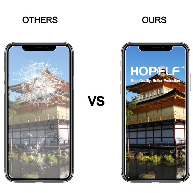 Шт. 3 шт. защитное стекло на для iPhone Xs Максимальная защита экрана 9 H 2 5 5S SE 4