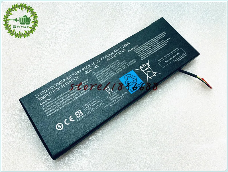 Новый 15 2 V 4030 мА/ч GNC-J40 Батарея для GIGABYTE 961TA013F V5 P34F P34G P34K P34W | Компьютеры и офис
