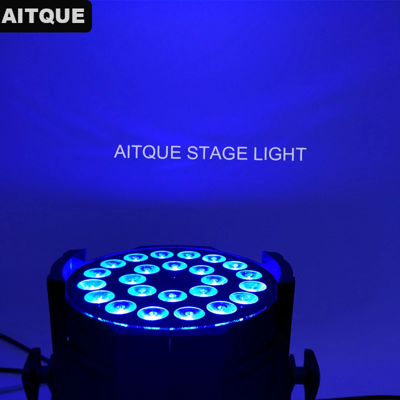 12 шт. светодиодные фонари par led 24x10 Вт dmx точечные светильники rgbw 4in1 can | Лампы и
