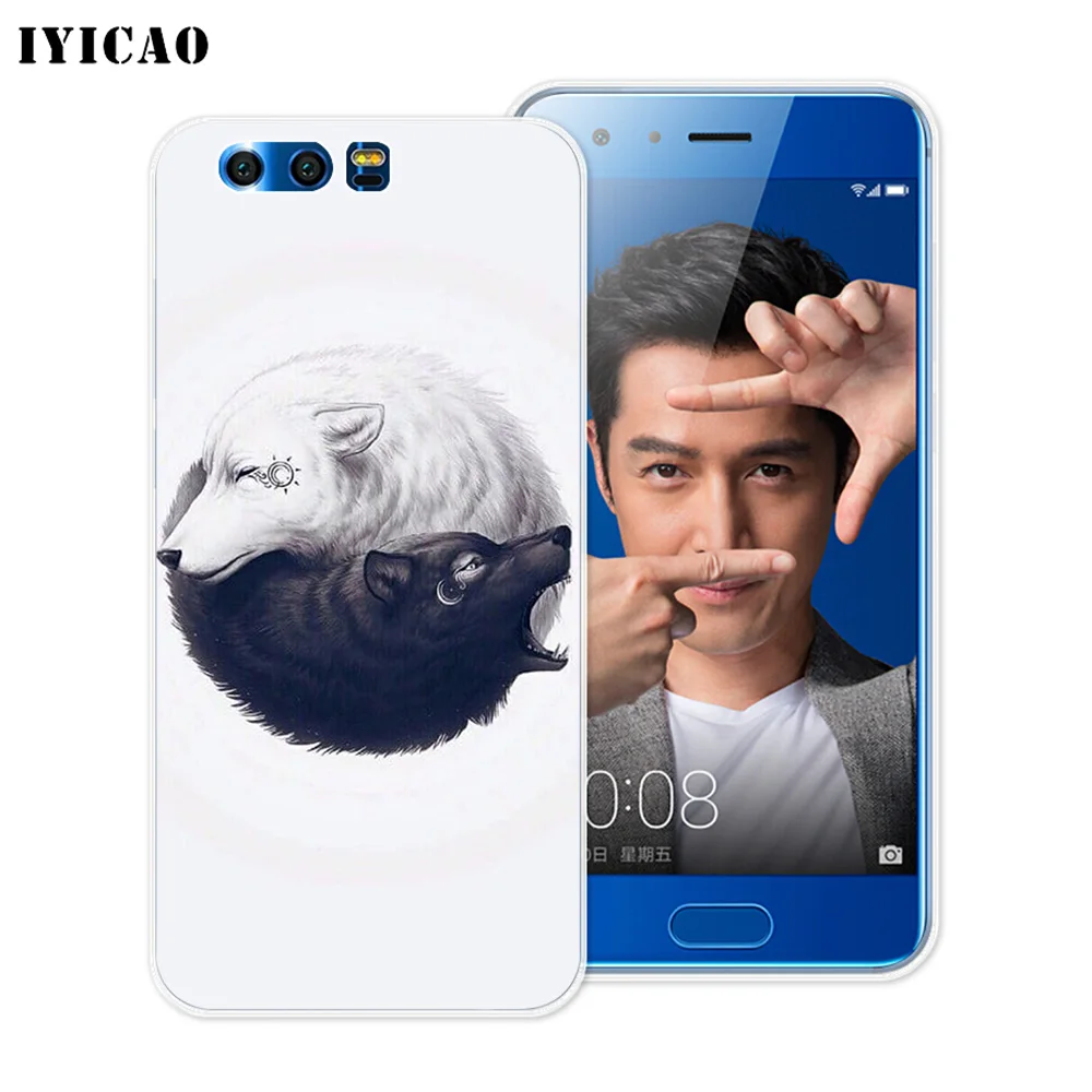 Мягкий силиконовый чехол IYICAO для Huawei Y9 Y7 Y6 Prime 2018 Honor 8C 8X 8 9 10 Lite 7X 7C 6A 7A