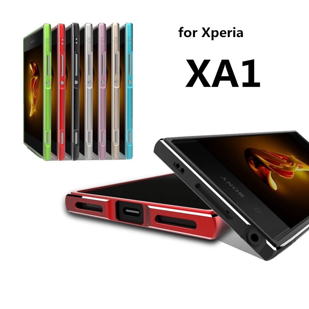 Чехол для Sony Xperia XA1 роскошный Ультратонкий алюминиевый бампер E5823 чехол 5 0 дюйма + 2