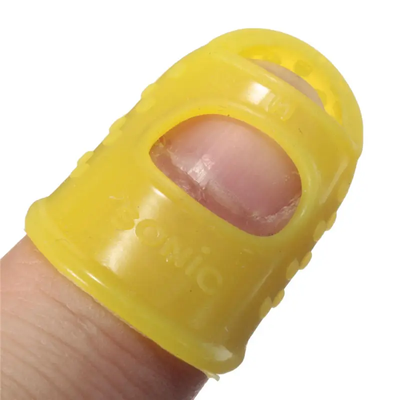 Zebra Fingertip протектор силиконовая гитара Fingerstall гитарные струны для укулеле защита