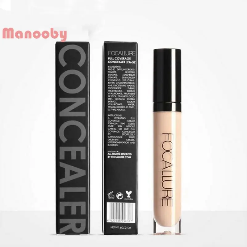 Manooby покрытие 7 цветов дефект флюид коррективо Maquiagem для лица натуральный макияж| |