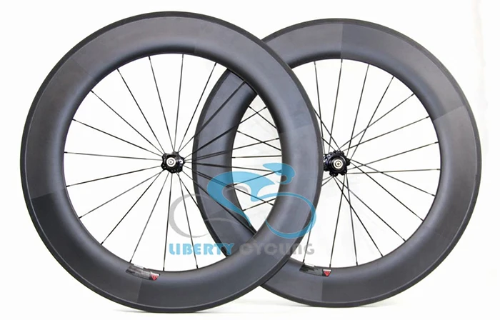 Углеродные трубчатые шоссейные велосипедные колеса DEERACE 1429g Superlite 700c 88 мм