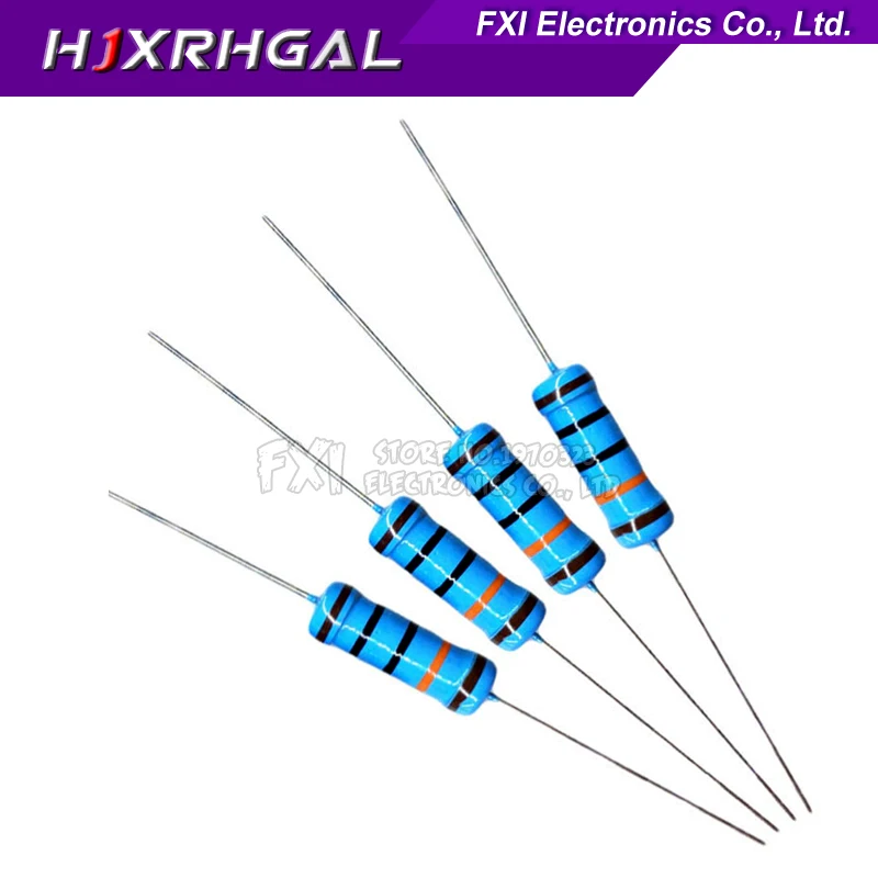 

20pcs 3W Metal film resistor 1% 1R ~ 1M 1R 4.7R 10R 22R 33R 47R 1K 4.7K 10K 100K 1 4.7 10 22 33 47 4K7 ohm igMopnrq