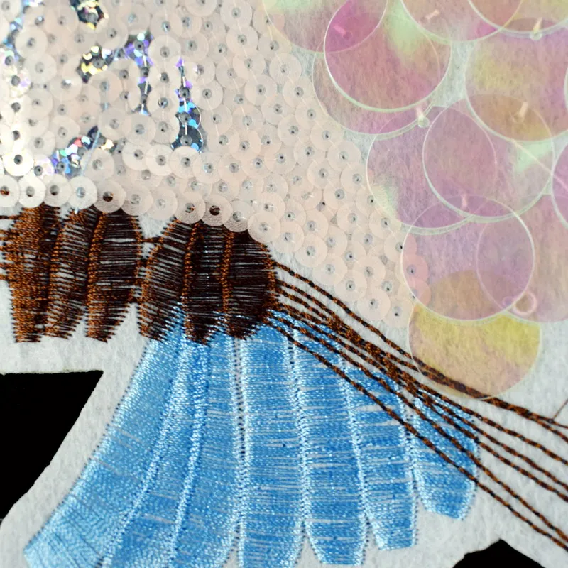 Сделай Сам Совы вышитые патчи для одежды Железная аппликация пришитые на Швейные