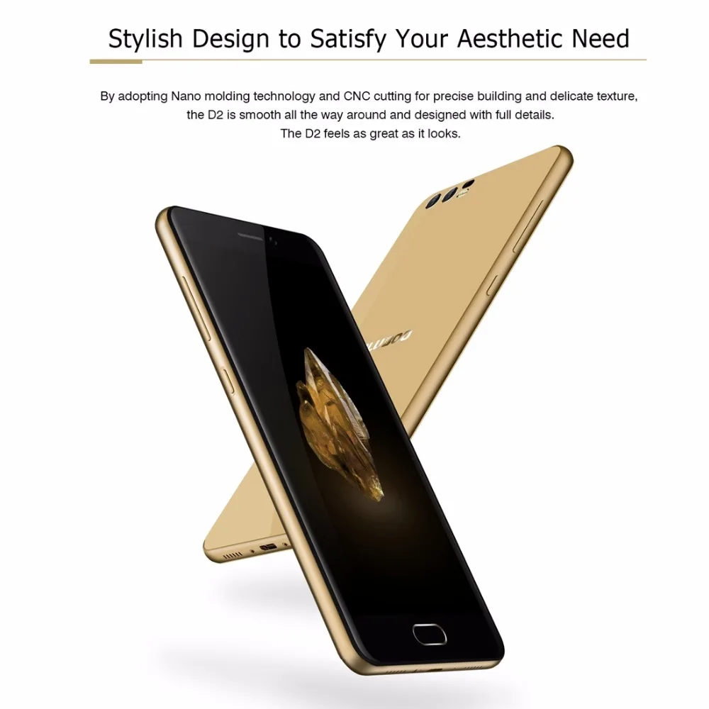 Bluboo D2 5.2 дюймов HD 3G смартфон mtkt6580a Quad Core Android 6.0 1 ГБ Оперативная память 8 Встроенная