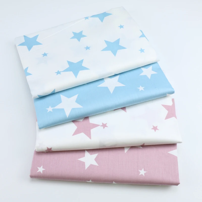 100% хлопок принт со звездой ткань для квилтинга саржа сделай сам шитье квилтинг