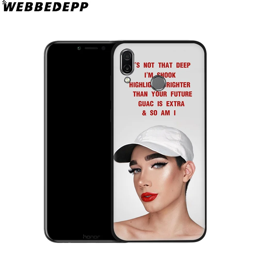 Мягкий чехол WEBBEDEPP James Charles для Huawei P8 P9 P10 P20 P30 Lite Pro P Smart Z Plus 2019 Y6 Prime 2018 2017 Mini |