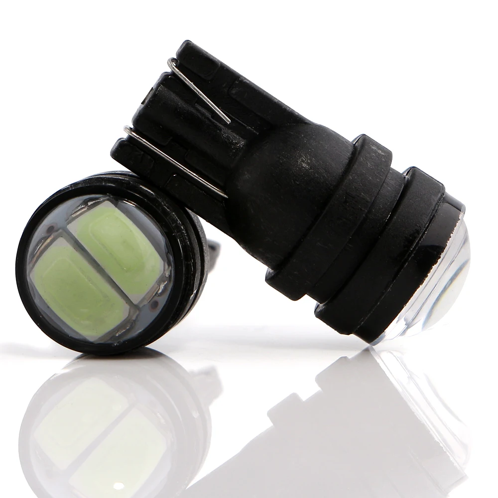 500X W5W светодиодный объектив 60LM T10 5630 2 SMD авто освещение для чтения интерьера