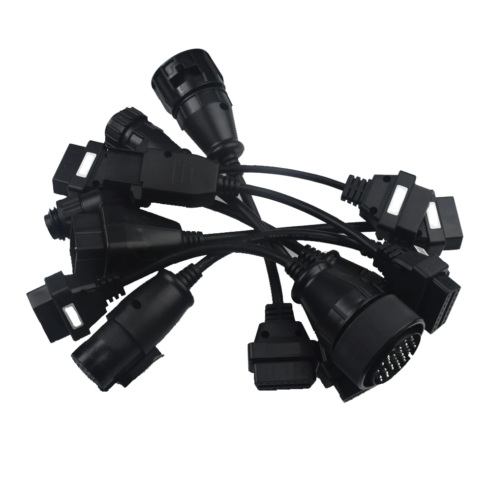 8 шт. кабели для грузовиков OBD 2 TCS Pro Multidiag pro диагностический интерфейс сканер