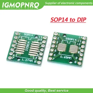 10 шт. TSSOP14 SSOP14 SOP14 к массивочной плате DIP Pin плата шаг адаптер TSSOP-14 SSOP-14 SOP-14 Tto DIP-14