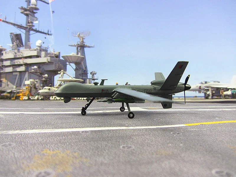 

MQ-9 AF1 жнец смерти Американский разведывательный самолет модель продукта модель самолета из сплава Коллекция Модель 1:72 американских ВВС