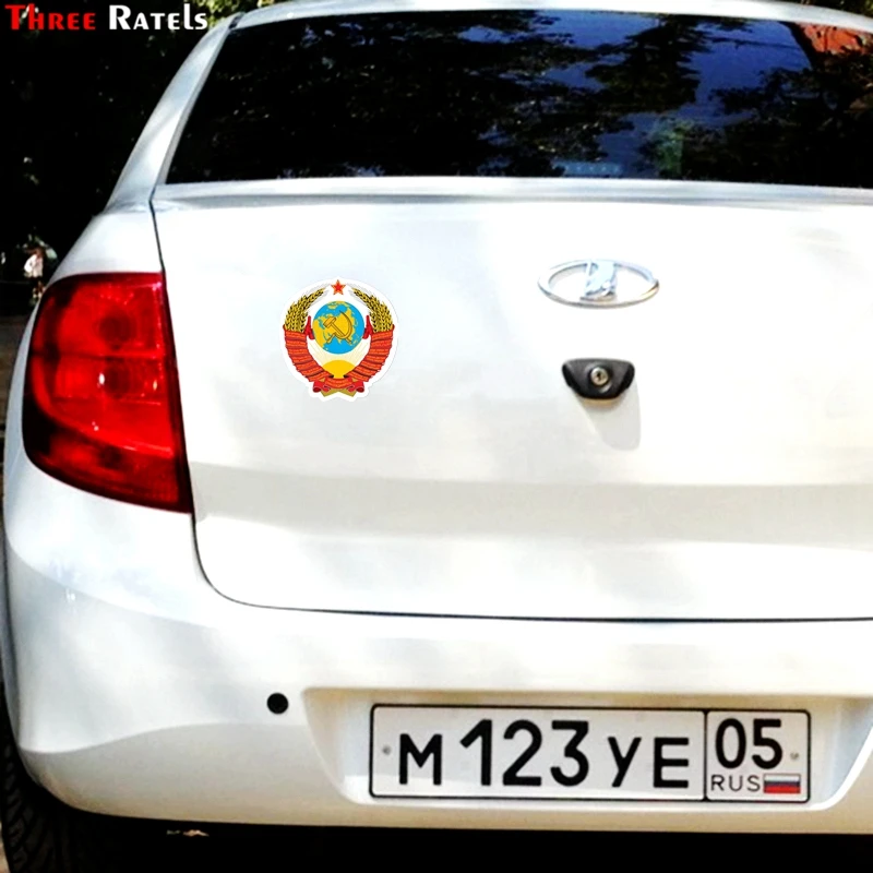 Three Ratels TZ 1103 18*17см 1 4 шт полноцветные наклейки на авто герб ссср наклейка машину