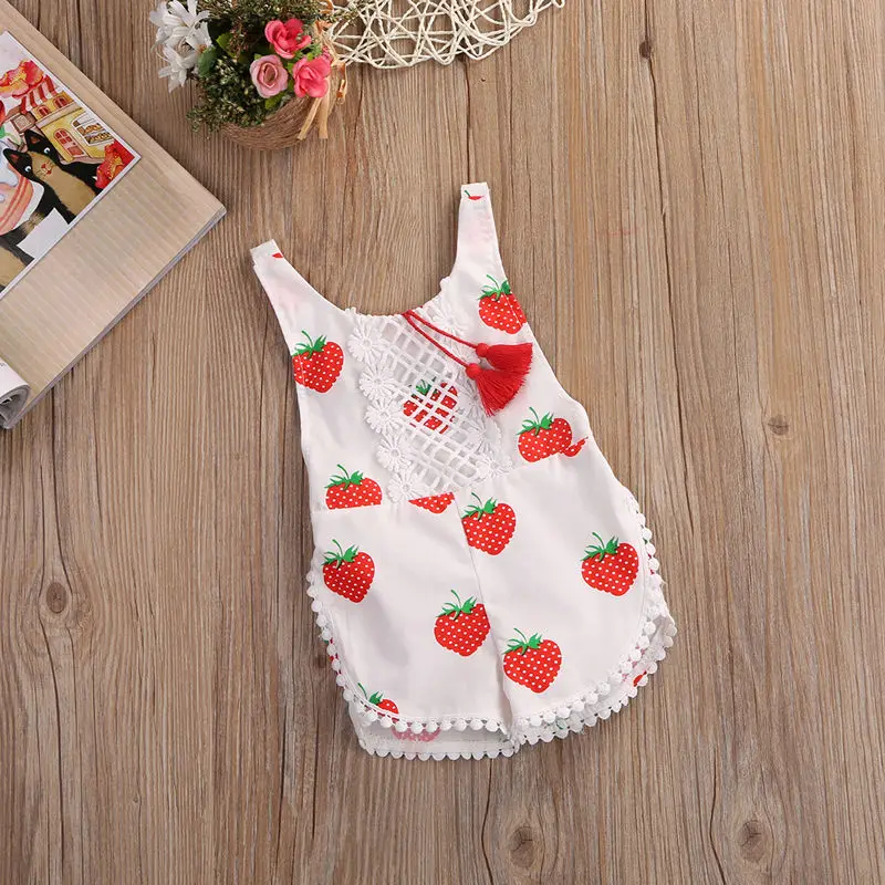 Детский летний комбинезон без рукавов на возраст 0 24 месяца|bebe clothes|sleeveless romperclothes