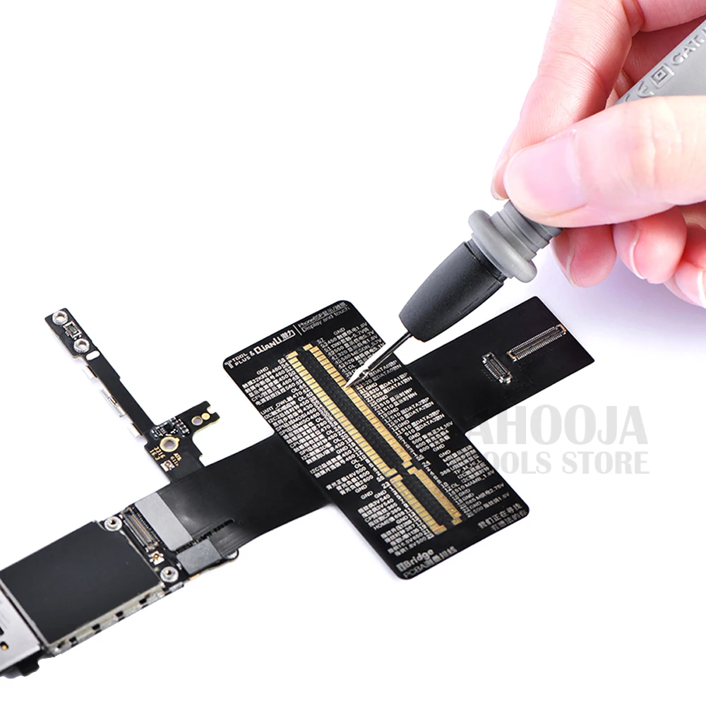 IBridge измерительный гибкий кабель для iPhone 6 6P 6S 6SP 7 7P 8 X материнская плата запасные штифты Сопротивление Напряжение тест сигнала удлинитель