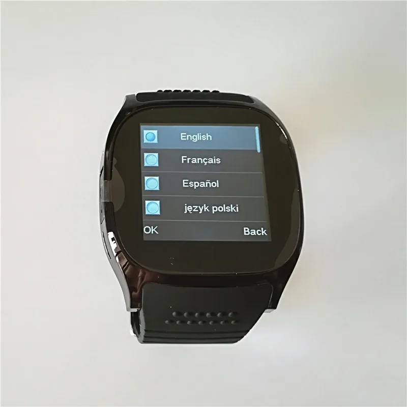 T8 Bluetooth Смарт часы с камерой музыкальный плеер Facebook Whatsapp Синхронизация SMS Smartwatch поддержка SIM TF карта для Android PK DZ09