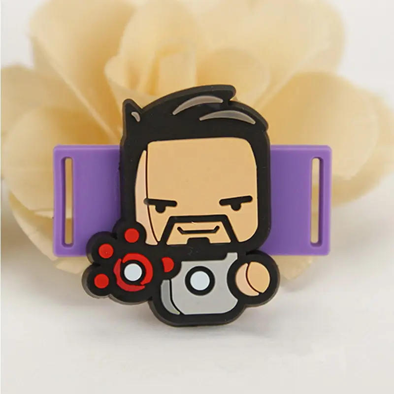 23 шт. в наборе, новинка, Мультяшные ПВХ украшения для обуви, Повседневная/спортивная обувь, шнурки, Мстители и супергерои, амулеты, аксессуары M426