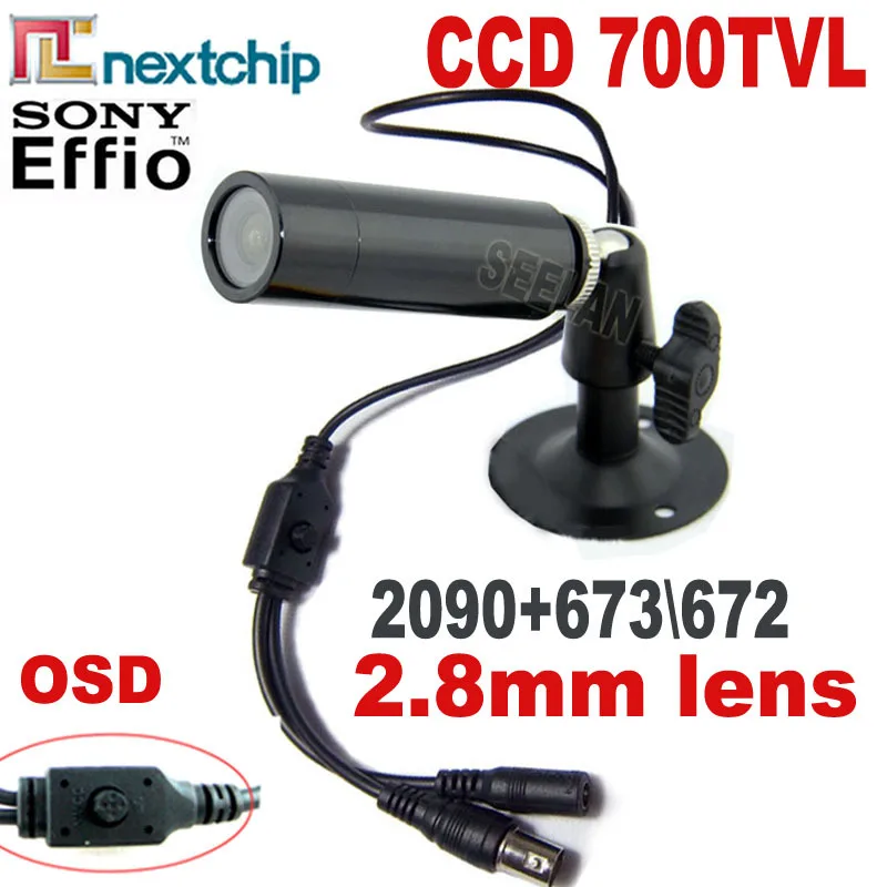 HQCAM 700TVL SONY 673 \ 672 + Nextchip 2090 OSD мини камера для пули Мини ccd Водонепроницаемая
