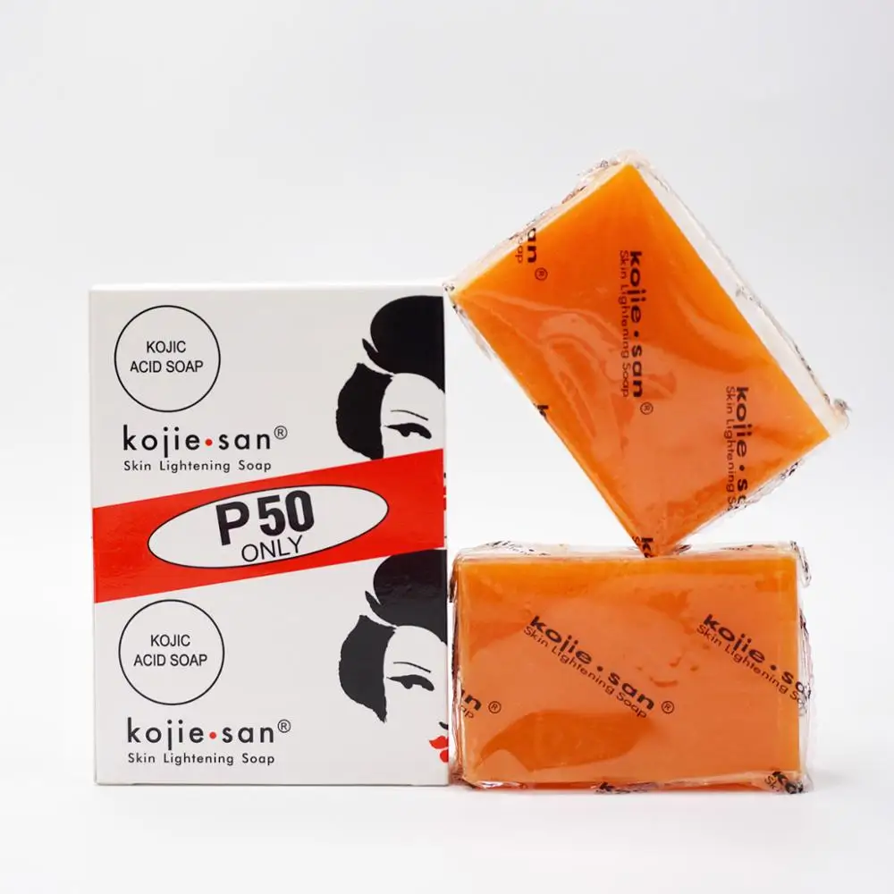 2x65 г Kojie San Kojic кислота глицериновое Отбеливающее мыло с люфой средство для ванны